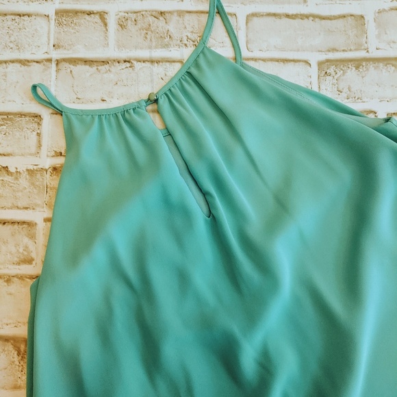 EVERLY Light Blue dress with lace detail - Picture 4 of 7